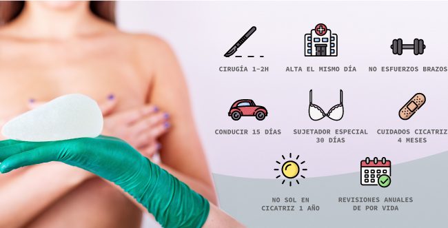 Aumento mamario, pide información sin compromiso