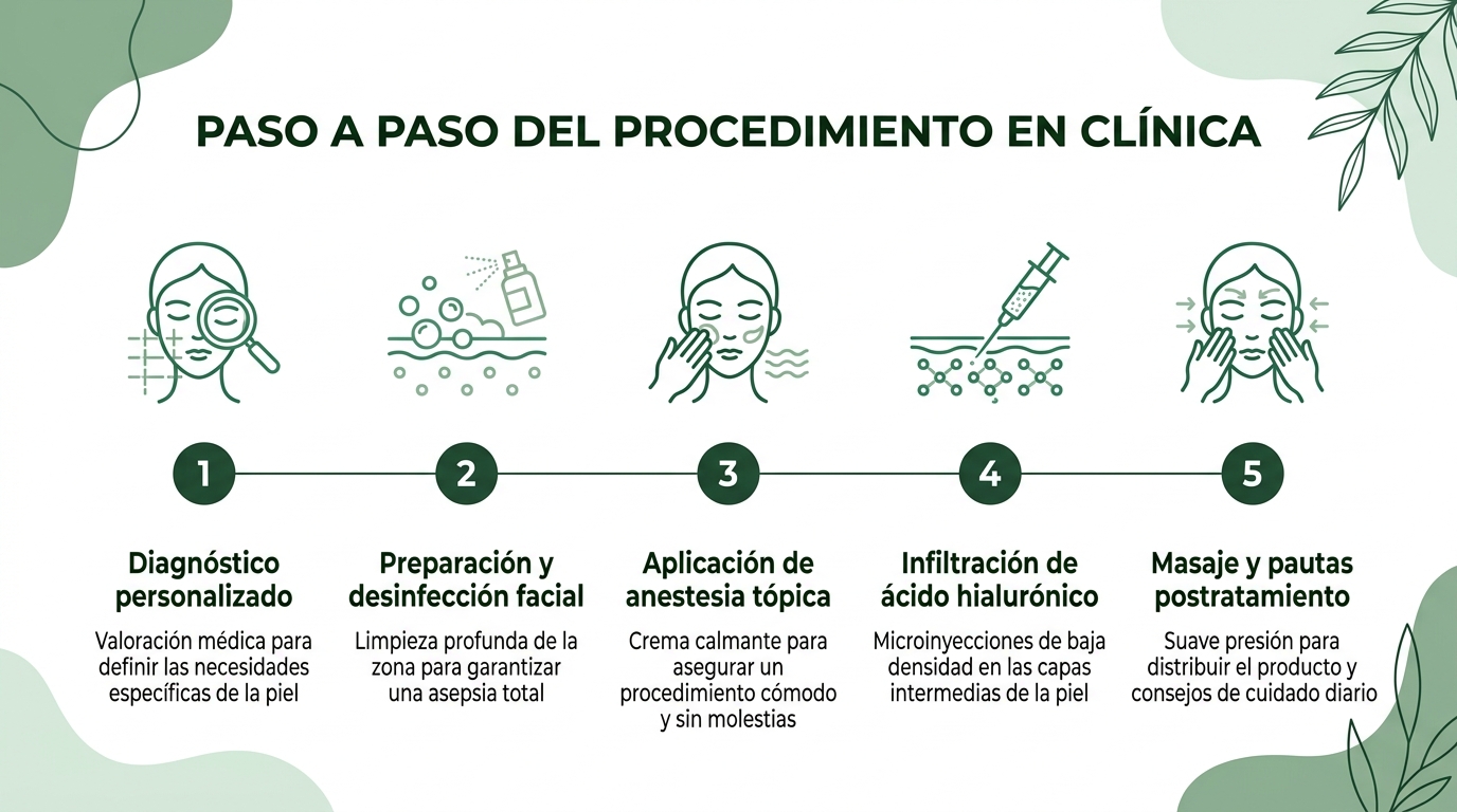 Infografía sobre Skinbooster: ¿qué es y cómo actúa en nuestra piel?